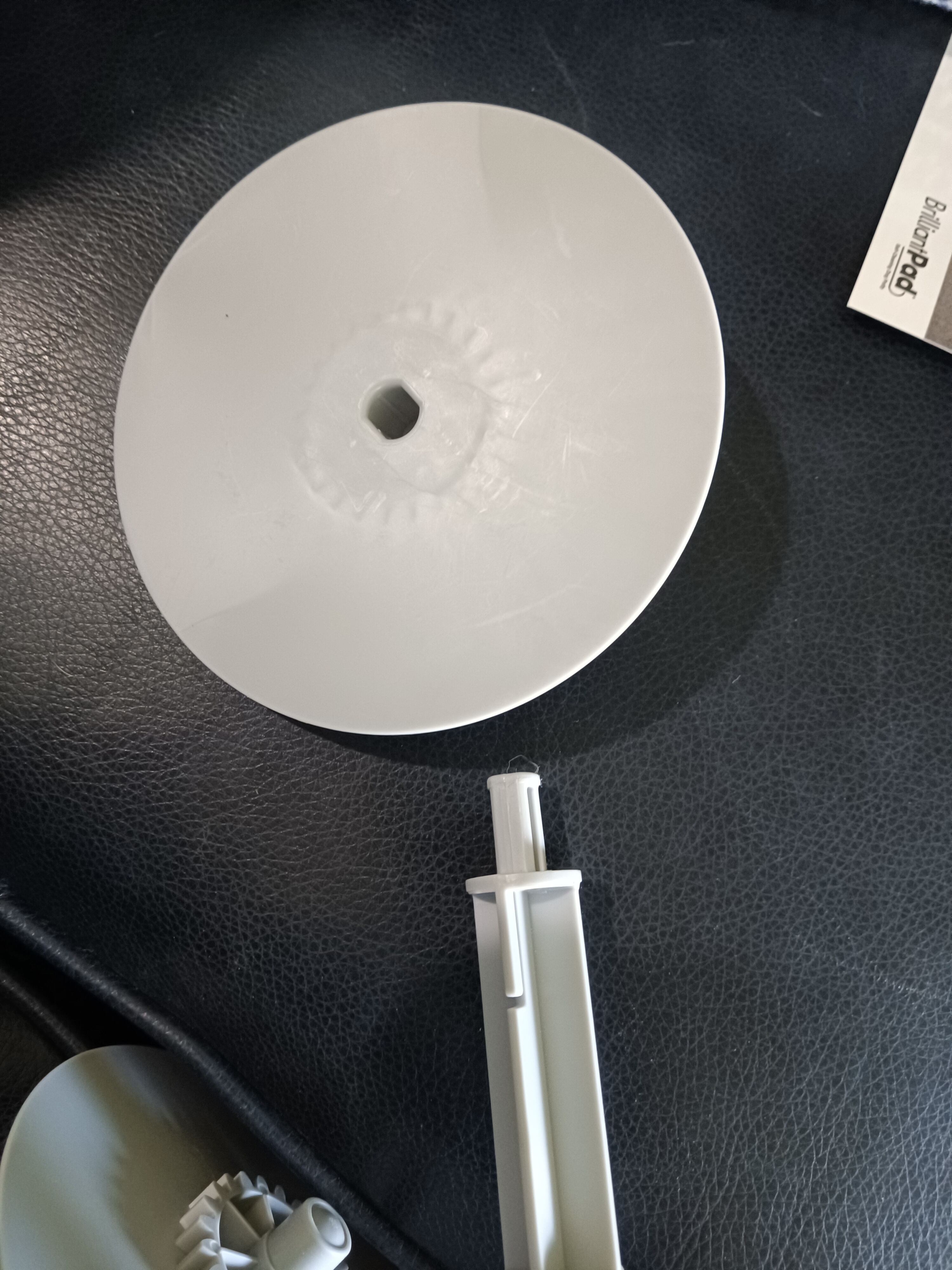 Putting together the take up reel