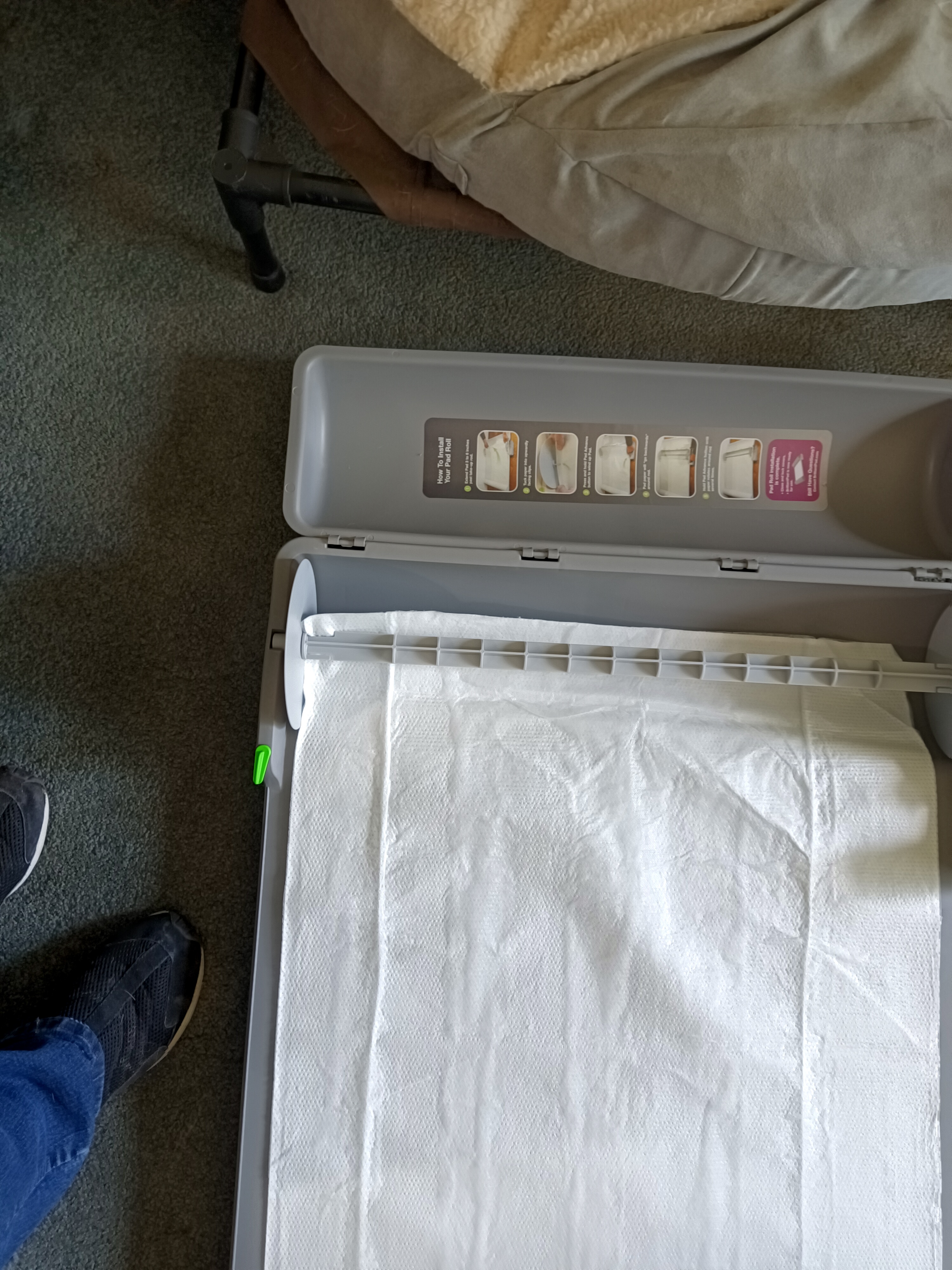 take up roll attached take up roll attached